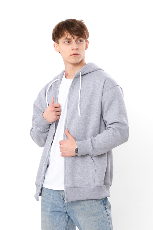 Zip-худі для чоловіків (оверсайз)